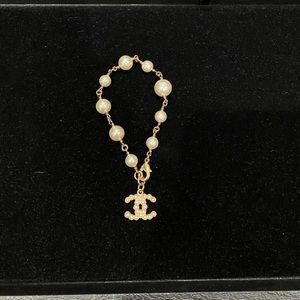 Chanel cc drop bracelet